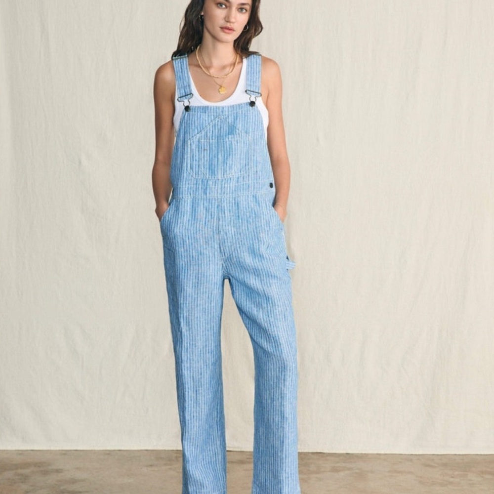 Women's Blue Denim Overalls